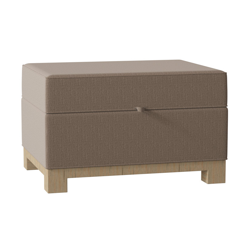 Repose-pieds rectangulaire avec rangement Brandes, Naturel, Ponce Key