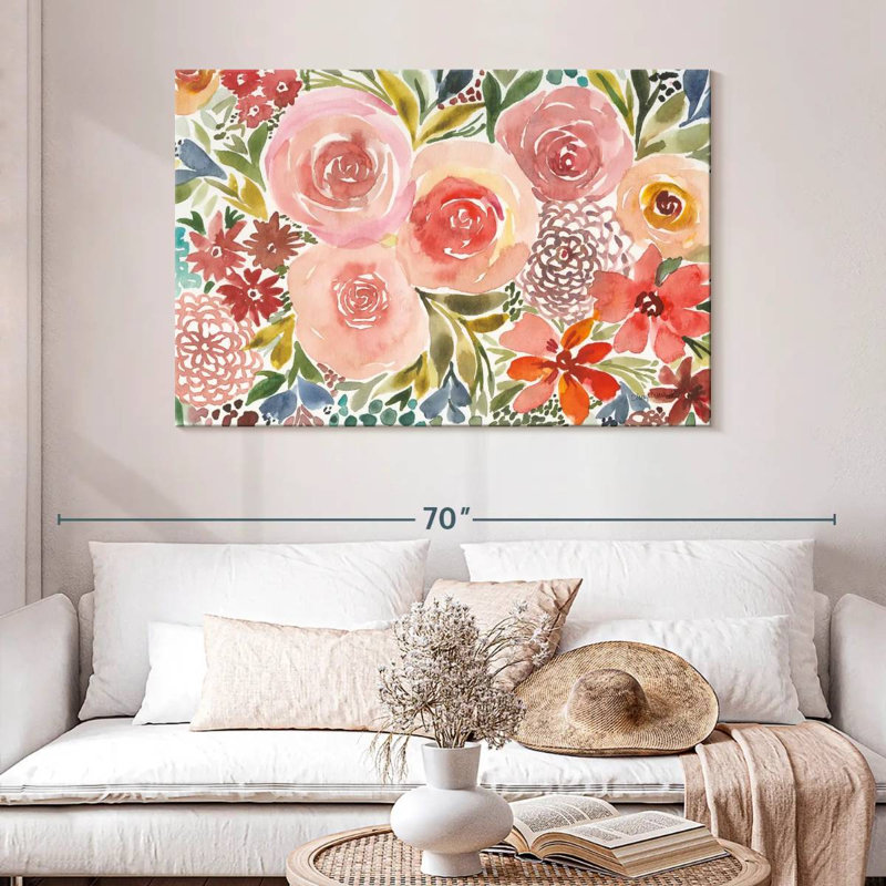 Harnek pleine floraison I, H 32 po x l 48 po