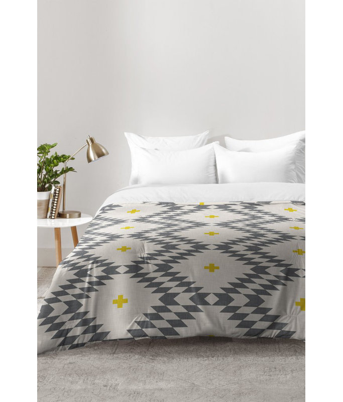 Ensemble d'édredon Holli Zollinger Native Natural Plus, Édredon double / grand + 2 taies décoratives sta