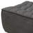 Marshall Scooped Seat Ottoman In Grey Fabric