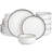 Aleighna 18 Piece Porcelain Dinnerware Set - Service for 6-813510897