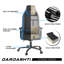 Fauteuil de jeu et de course pivotant en similicuir ergonomique Inbox Zero-1035943953