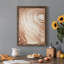Suminagashi grain de bois II - Toile encadrée de qualité supérieure - prête à être accrochée-1008602710-1008602712