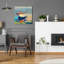 «Bottle Green Boat» par Beth Forst, art mural en verre acrylique-1123387626
