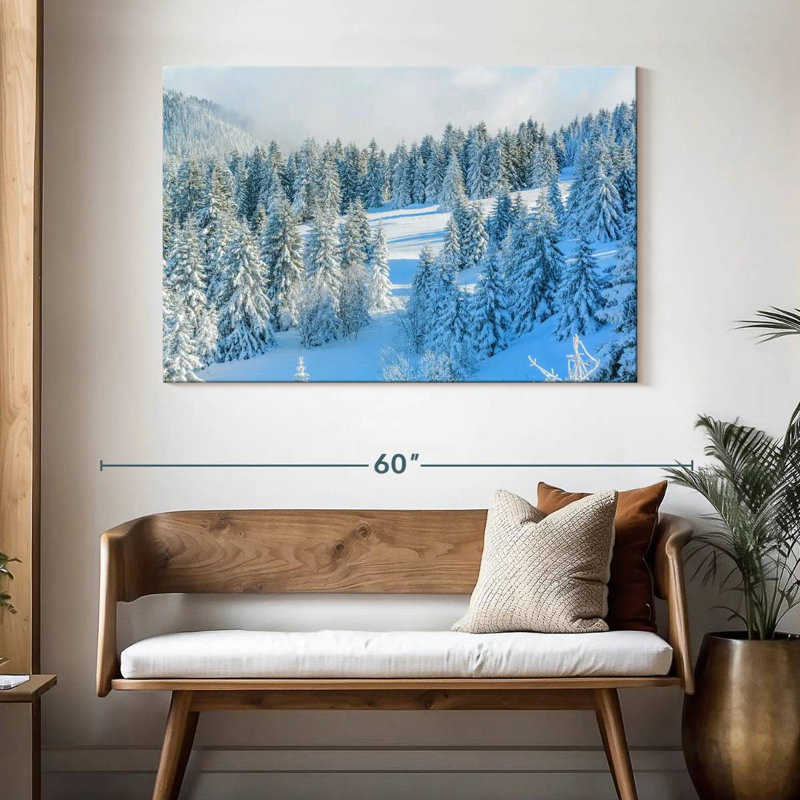 Alvord Pine Winter Wonderland, H 32 po x l 48 po