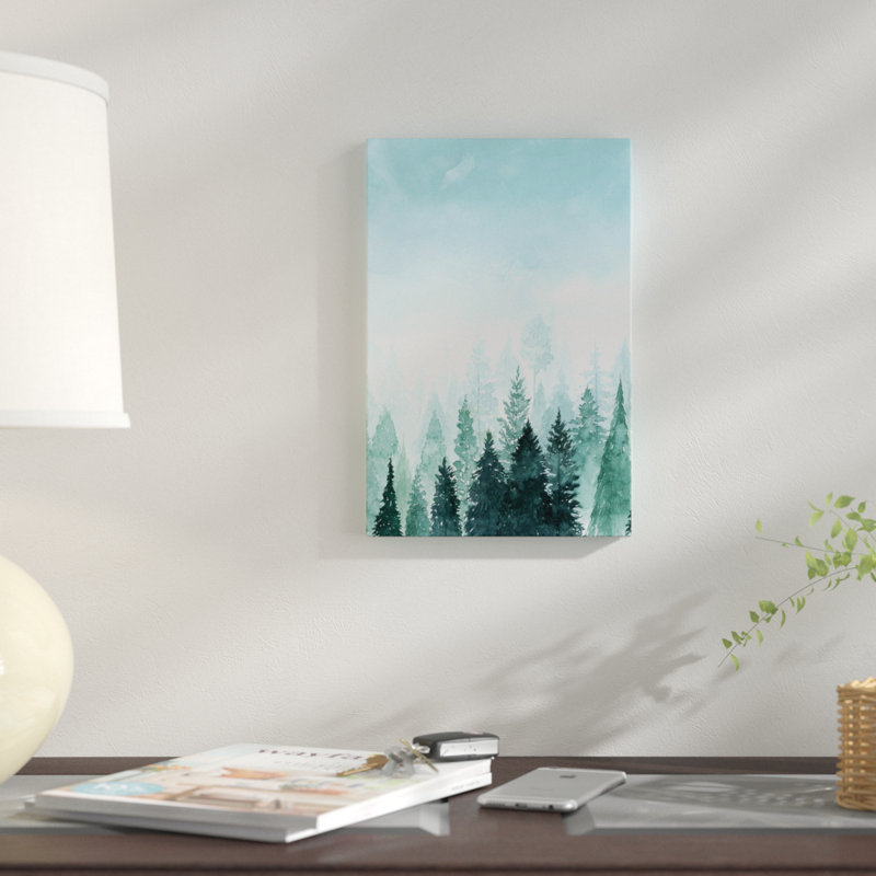 «Into the Trees I», reproduction sur toile, H 12 po x l 8 po x P 0,75 po, Pas de tapis, Toile tendue