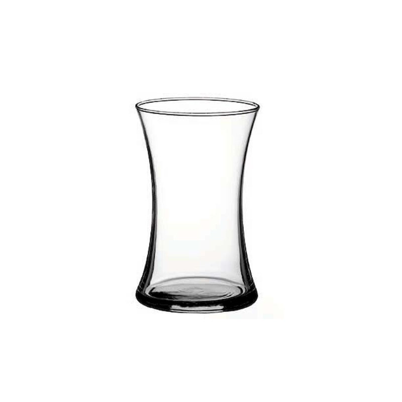 Hassam Glass Table Vase, 8" H x 4.25" W x 4.25" D