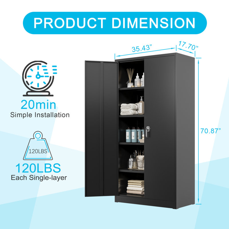 Armoire de rangement en acier VERIPCO