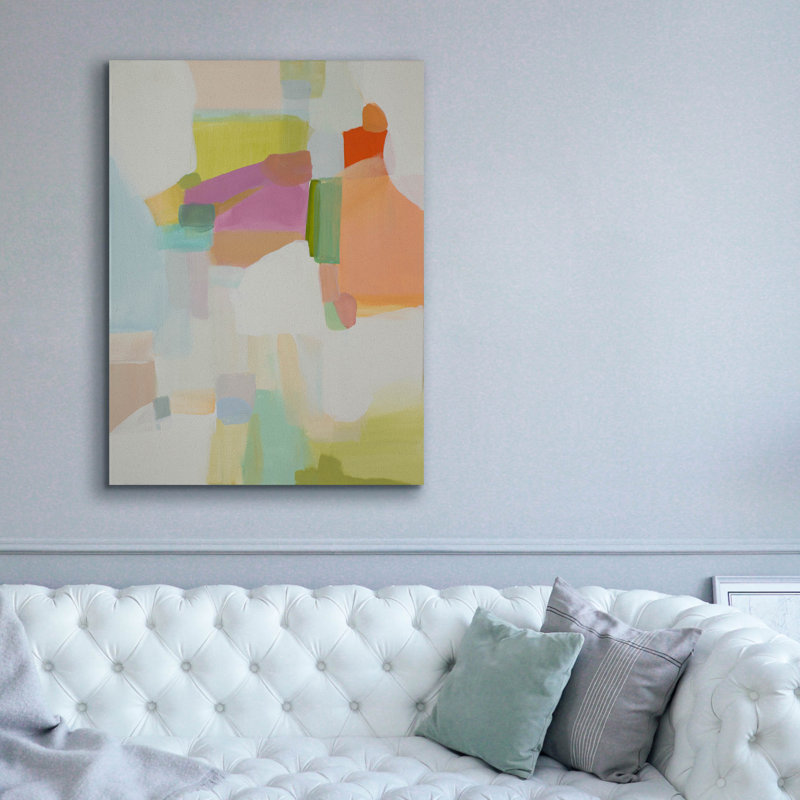 «Pastel Abstract 2» par Jenny Westenhofer, H 54 po x l 40 po x P 1,5 po