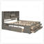 Structure de lit en pin massif avec rangement spacieux, fabrication durable et tablettes intégrées pour les chambres modernes-229170472-229170474