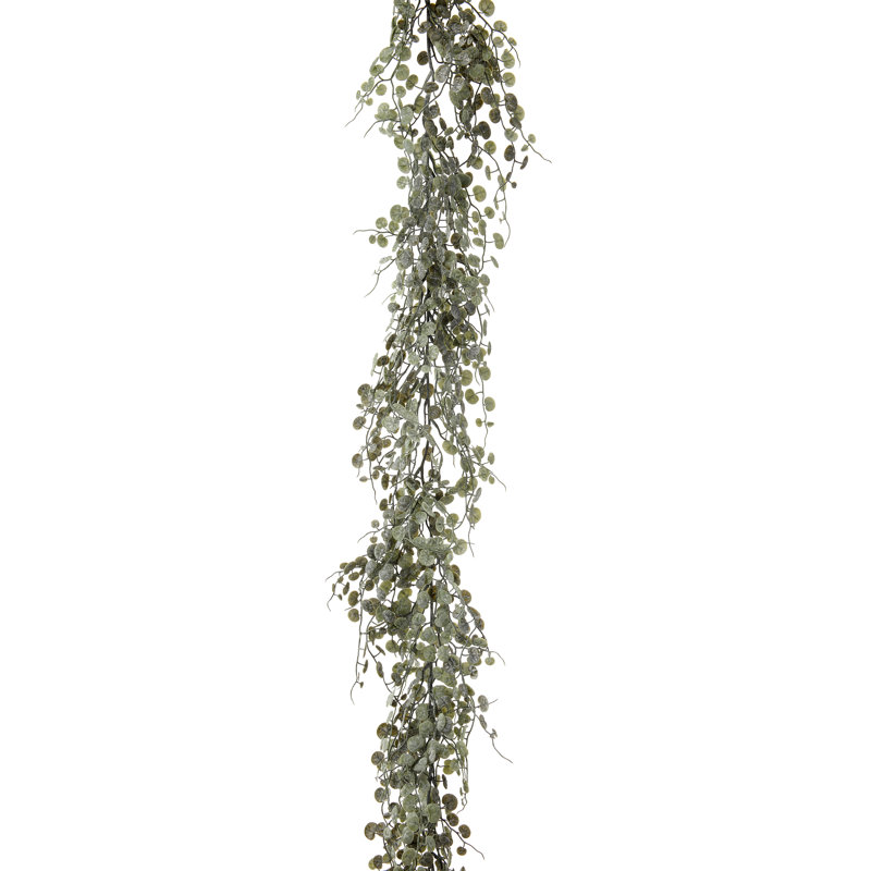 72 ft Weathered Green Artificial Leaf Garland