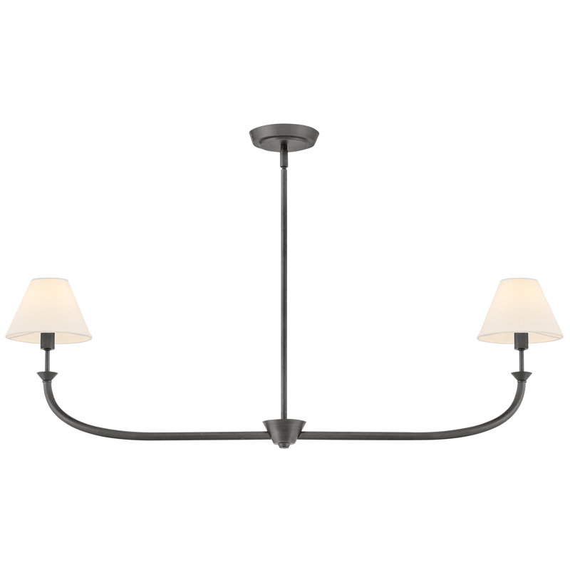 Lustre linéaire Greta de Hinkley, Laiton noirci