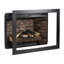 Foyer électrique encastrable 33 pouces avec garniture amovible - Unité de chauffage à écran tactile pour foyer sans fumée et son de feu craquelé Réglages de luminosité de flamme réglables 1500 W de chaleur, 5018 / H de chaleur 400