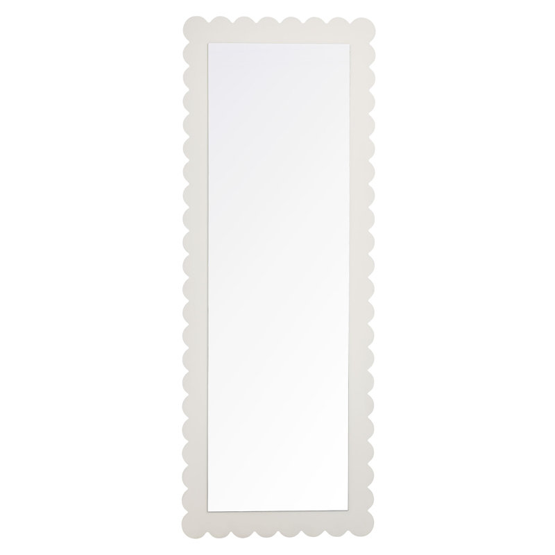 Miroir mural Emmeline, Blanc, 61,3 po x 22,52 po