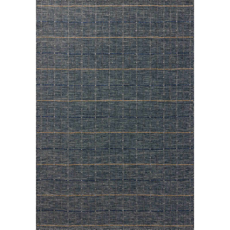 Tapis intérieur / extérieur Gracie Oaks Altia Sky / Wheat, Rectangle 5 pi x 7 pi 3 po