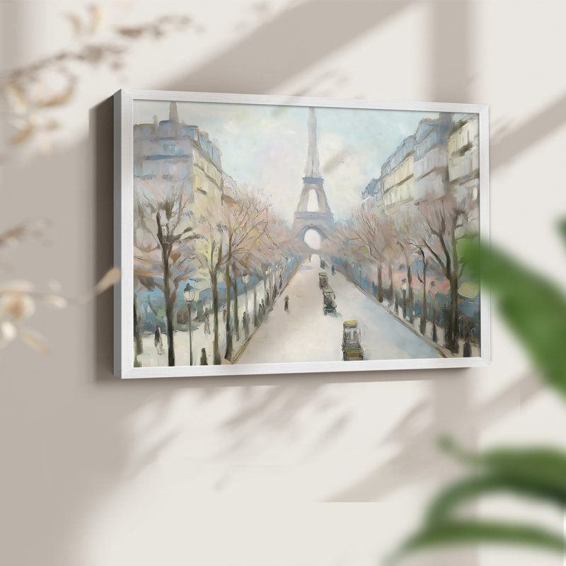 Paysage, série XLIV, reproduction encadrée, H 22 po x l 28 po, Blanc