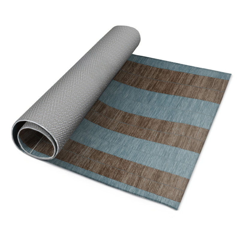 Tapis d'intérieur et d'extérieur à carreaux gris, Rectangulaire 3 pi x 5 pi