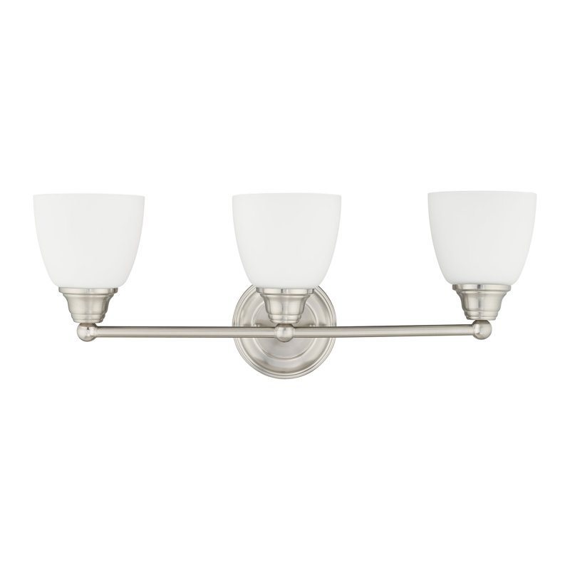 Mayday 3 - Light Dimmable Vanity Light, Brushed Nickel