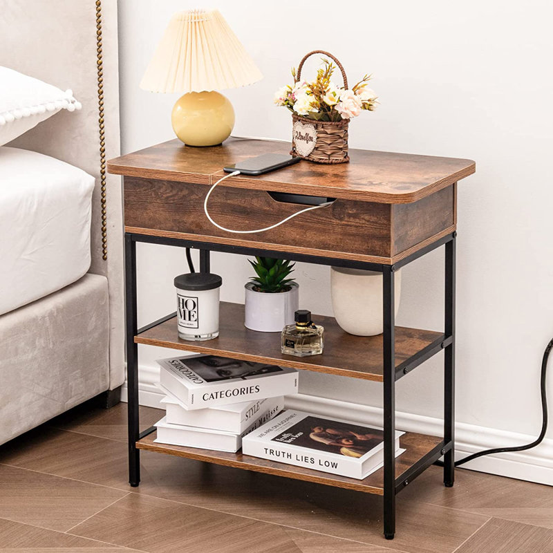 Rhimes Top End Table with Storage
