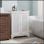 Armoire de rangement polyvalente en rotin avec cloison réglable, idéale pour les espaces multiples et les styles de décoration.