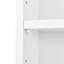 Armoire de salle de bain avec deux portes et tablettes réglables - option de rangement blanc-1831036518