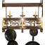 63" Long Neo 15 Light Pot Rack