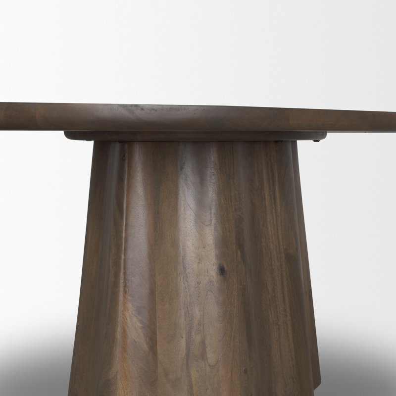 Table de salle à manger Hosmer, Marron foncé
