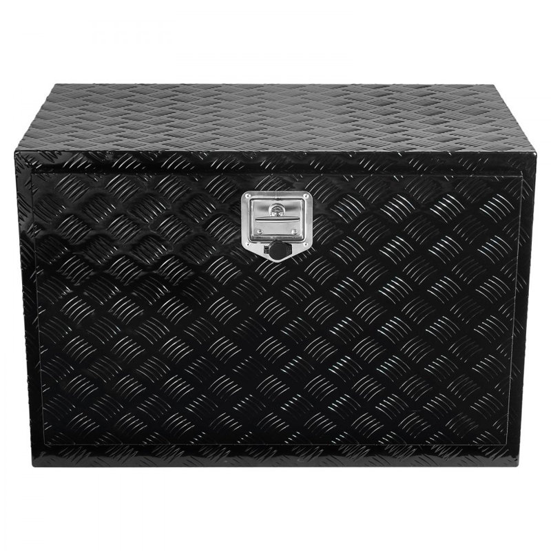Boîte à outils de dessous de caisse en aluminium pour camion 36 po x 24 po x 24 po, Noir, noir, noir, noir