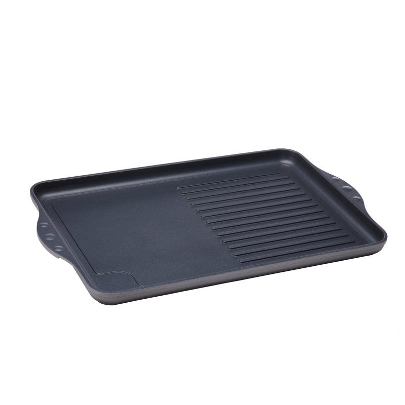 Swiss Diamond Nonstick Double-Burner Grill and Griddle Combo