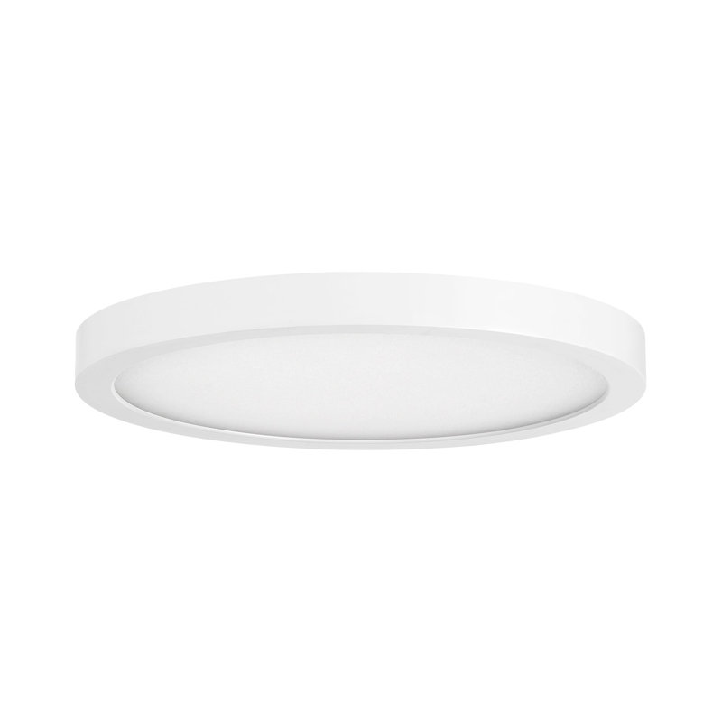 Plafonnier encastré Raed, Blanc, H 0,9 po x l 10 po x P 10 po
