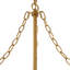 Lustre en or brossé 24 po avec verre fumé Aahil-1193928524-1193928523