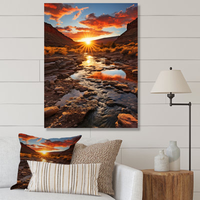 " Sunset In Utah Mountain I "