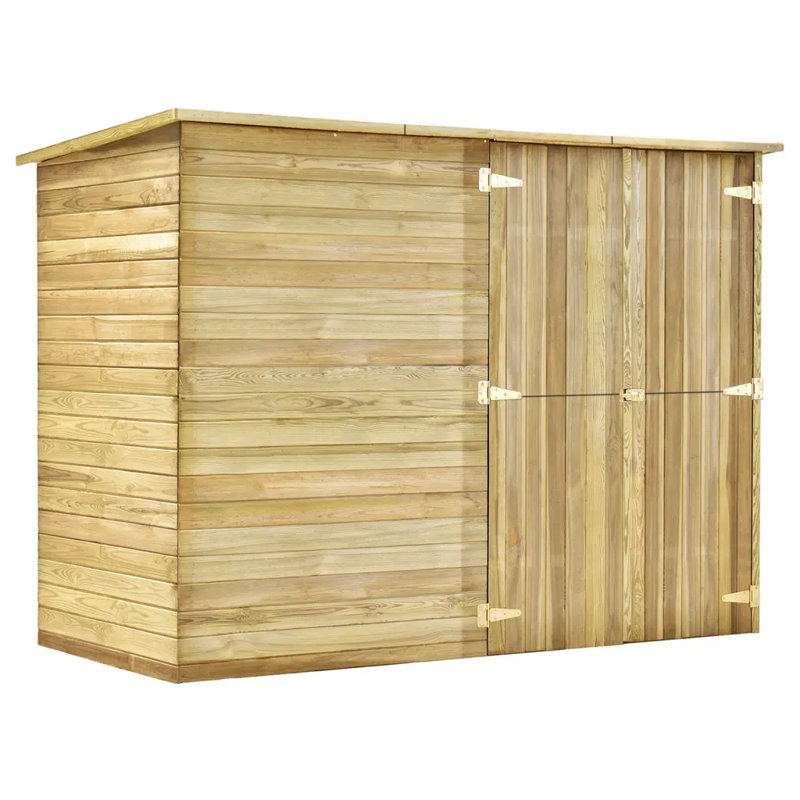 Garden Shed House 232x110x170 cm Impregnated Pinewood