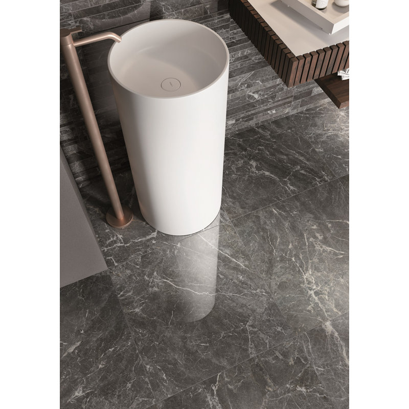 Carreau de mur et de plancher en porcelaine aspect marbre 12 po x 24 po Marmi, Poli