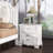 Sauval 2-Drawer Nightstand in White