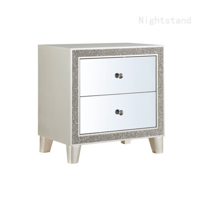 Modern Nightstand, Bedroom Nightstand Wood Nightstand