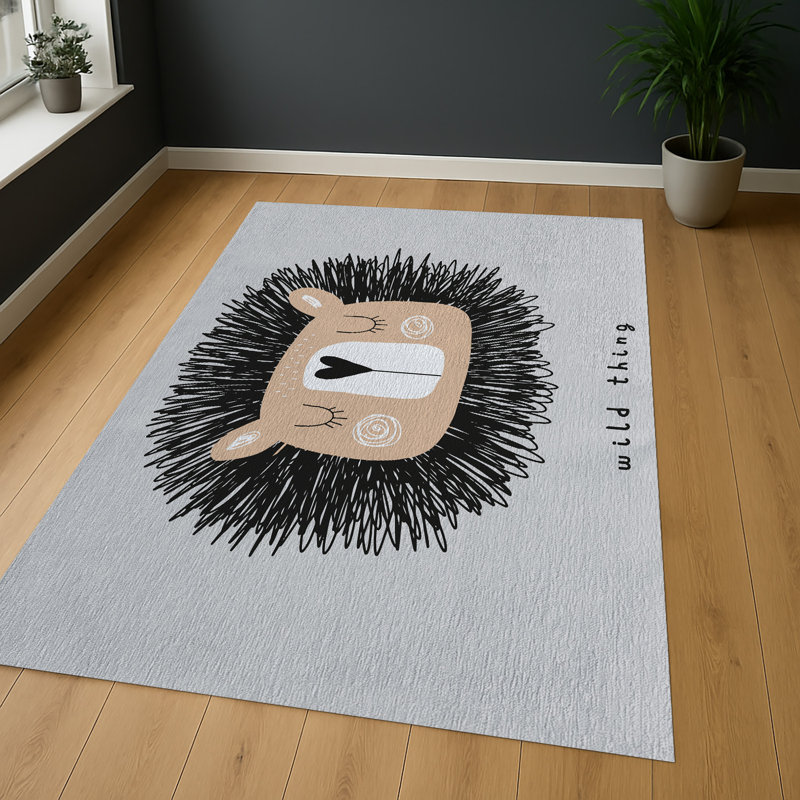 Geometric Shapes Area Rug, Runner 70 x 140 cm