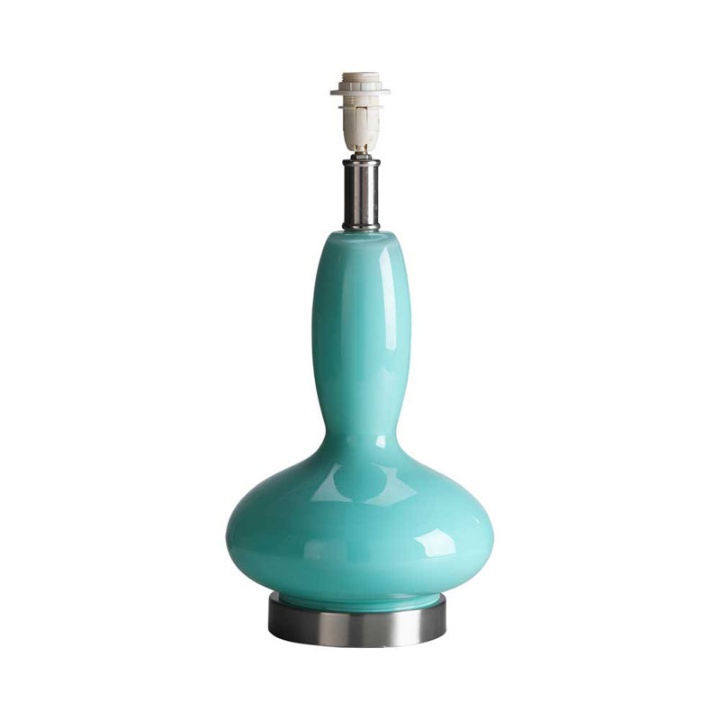 Enza Glass Lamp Base Lamp, Sea