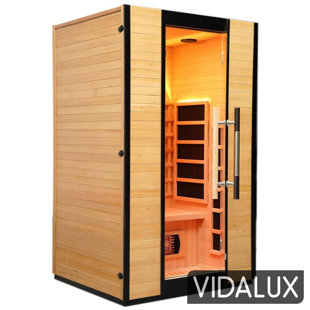 Vidalux Platinum 2 Person Full Spectrum Infrared Sauna With Complete Heat (Set of 4)