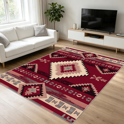 Tapis 1 pièce de style sud-ouest pour le salon, doux et confortable, convient à toutes les saisons, facile à entretenir, tapis de sol intérieur lavable à la machine, convient à la chambre à coucher, à la salle à manger, au bureau, au patio, au balcon, à la maison, à la décoration extérieure.