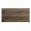 Rustic Oak Writing Desk With Hidden Storage Behind Sliding Barn Door, Metal Leg Frame, Cord Management Kit Pouch Work Door Compartments, Support, Arrangement Case-265127099