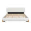 Élégant lit très grand blanc Boucle: point focal de la chambre de luxe-1588568080