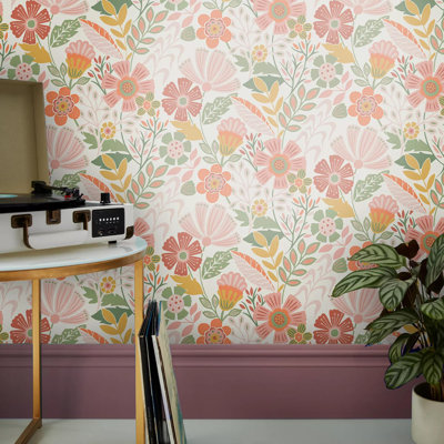 Envy Oopsy Daisy Floral Wallpaper
