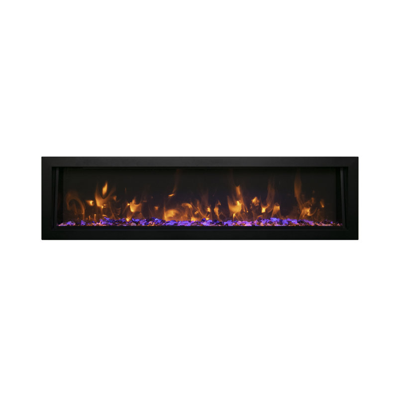 Remii by amantii extra slim electric fireplace, slim, smart, mobile app outdoor approved electric fireplace