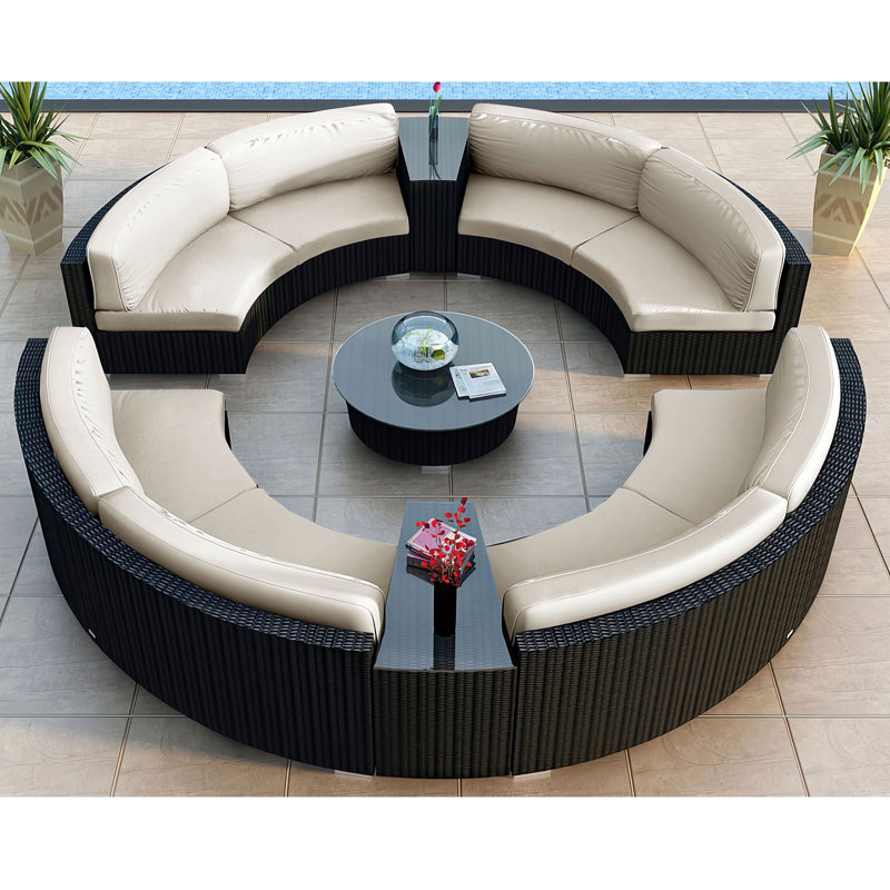 Urbana Outdoor 7 - Piece Conversation Set, Cast Silver Sunbrella®