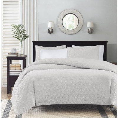 Reversible Quilt Set White