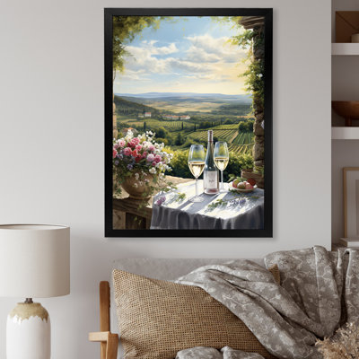" Vineyard Romantic Charm Landscape "