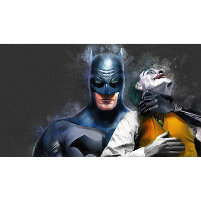 Batman Holding Joker 2 Heroes and Villains Collection - Art Prints
