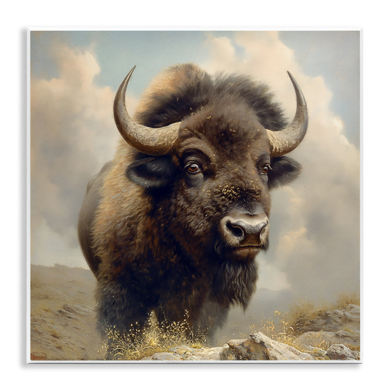 «Strong Bison Horns» par Steve Huntziker