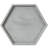 Concrete Hexagonal Display Bathroom Accessory Tray